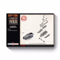 Sd Kfz 251 half-track Transport Platoon (x5 Plastic) - GBX207