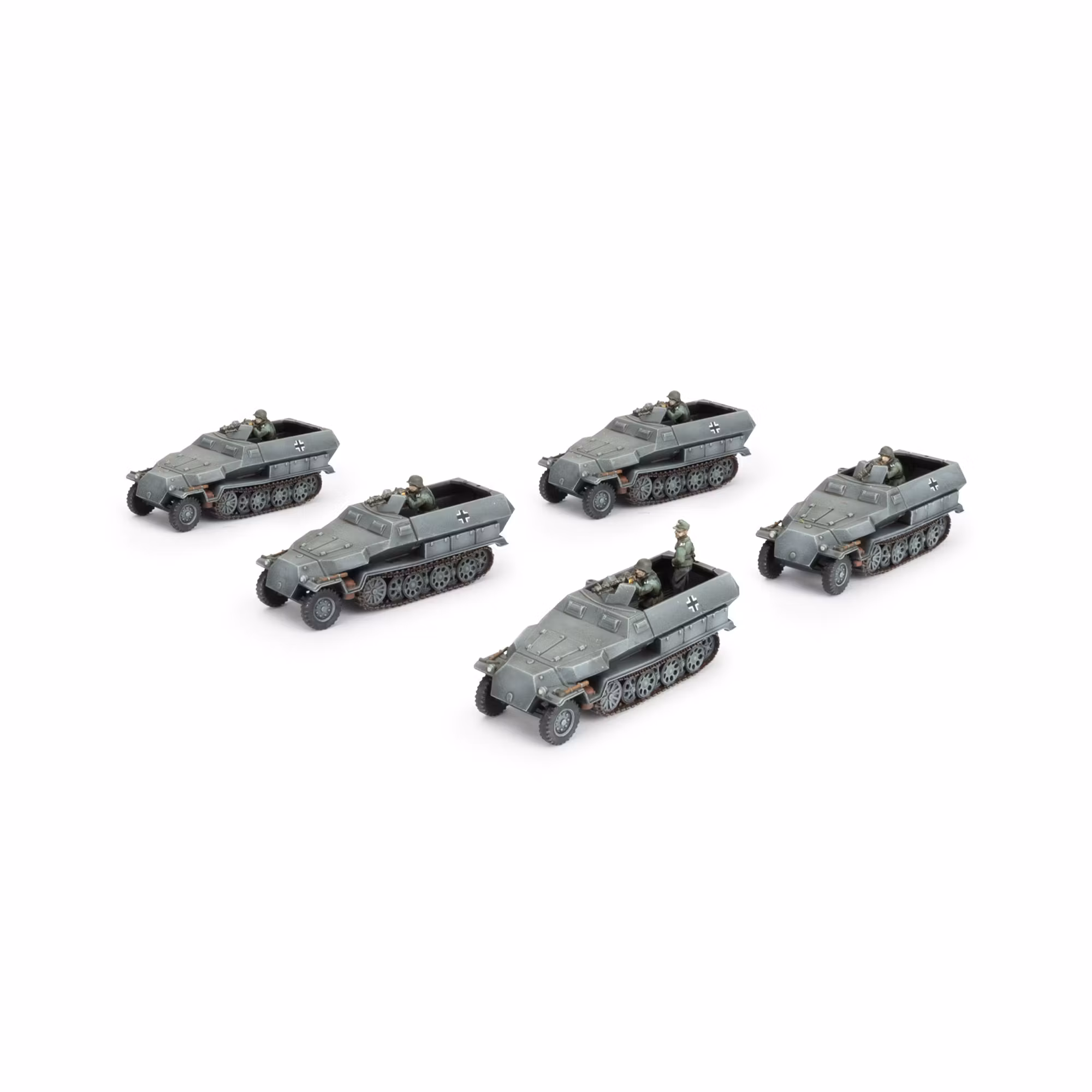 Sd Kfz 251 half-track Transport Platoon (x5 Plastic) - GBX207