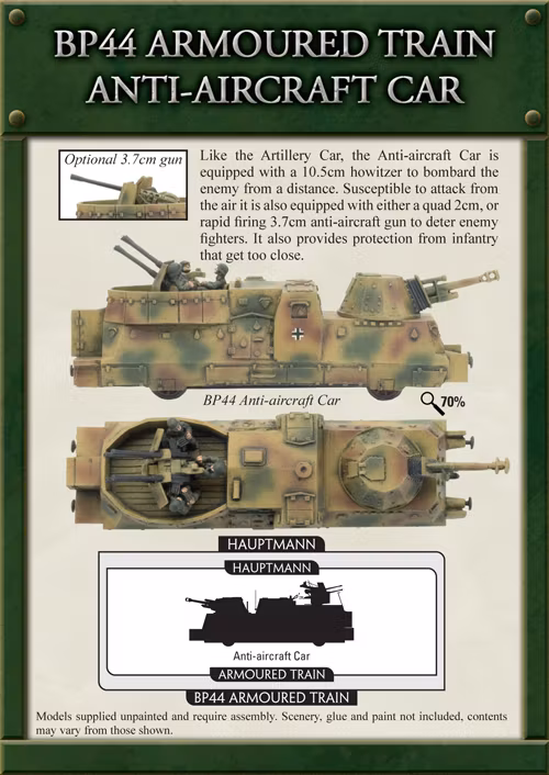 BP44 Armoured Train Anti-Aircraft Car (GBX65)