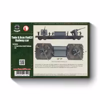 Twin 8.8cm FlaK Railway car - GBX86