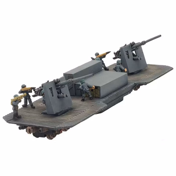 Twin 8.8cm FlaK Railway car - GBX86