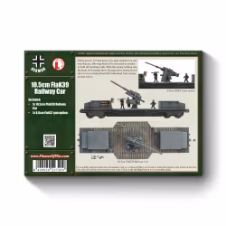 10.5cm FlaK Railway Car - GBX87