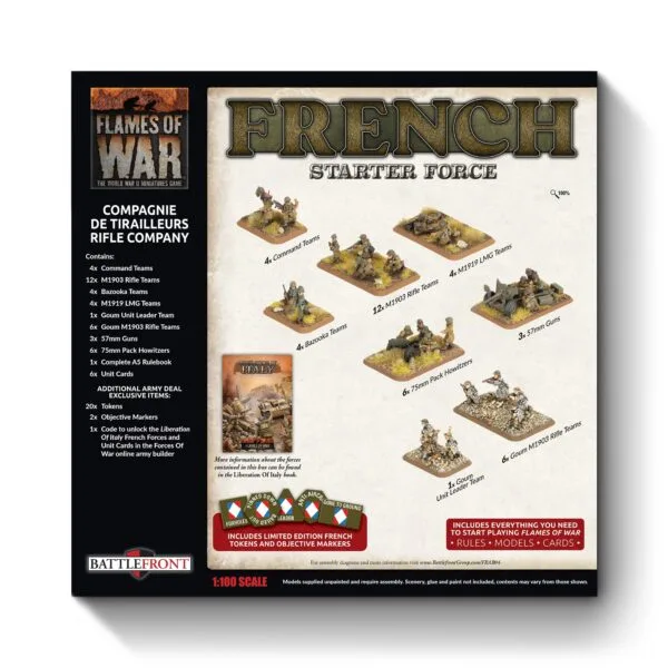 French Army Deal - Compagnie De Tirailleurs Rifle Company - FRAB04