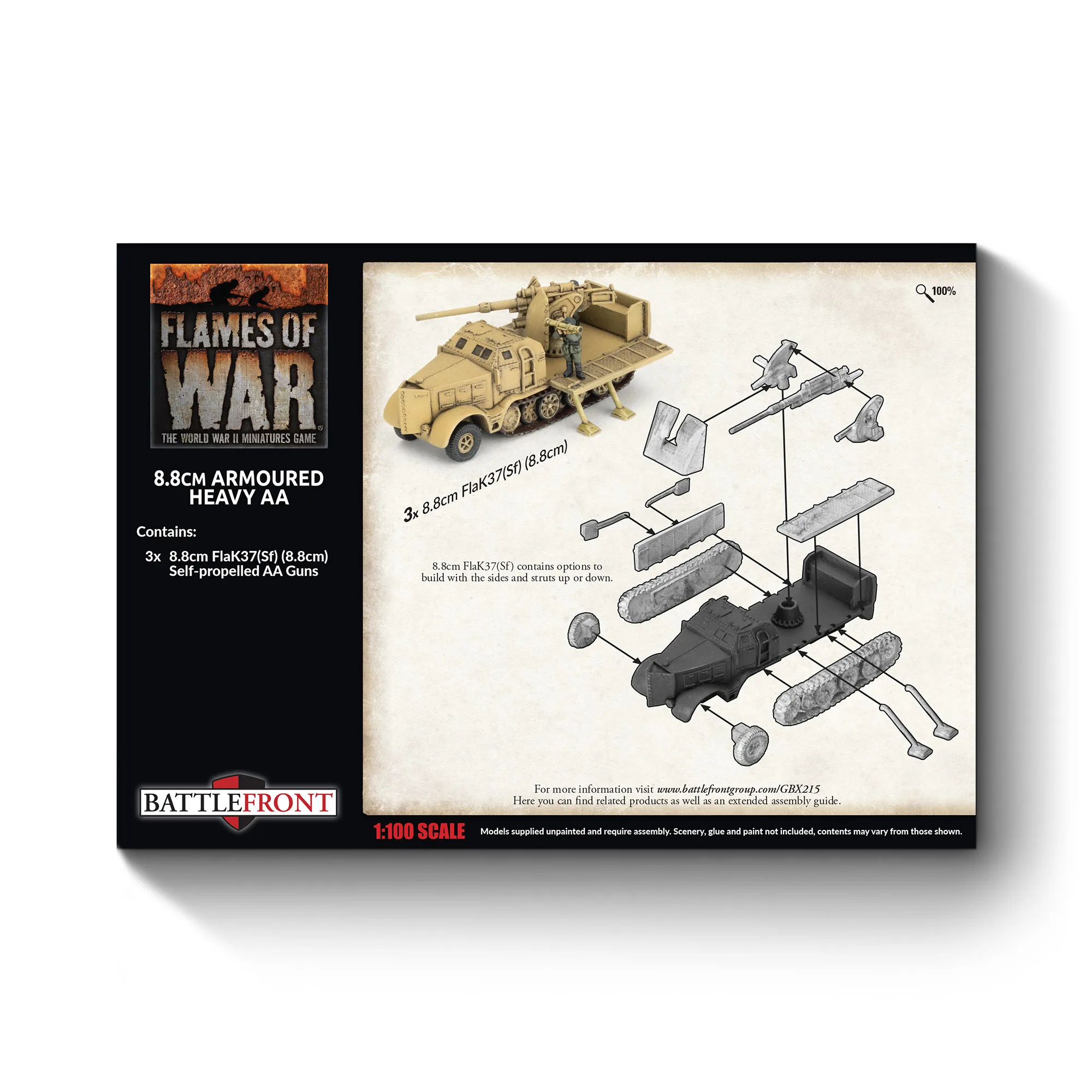 German: 8.8cm FlaK37(Sf ) (8.8cm) - GBX215