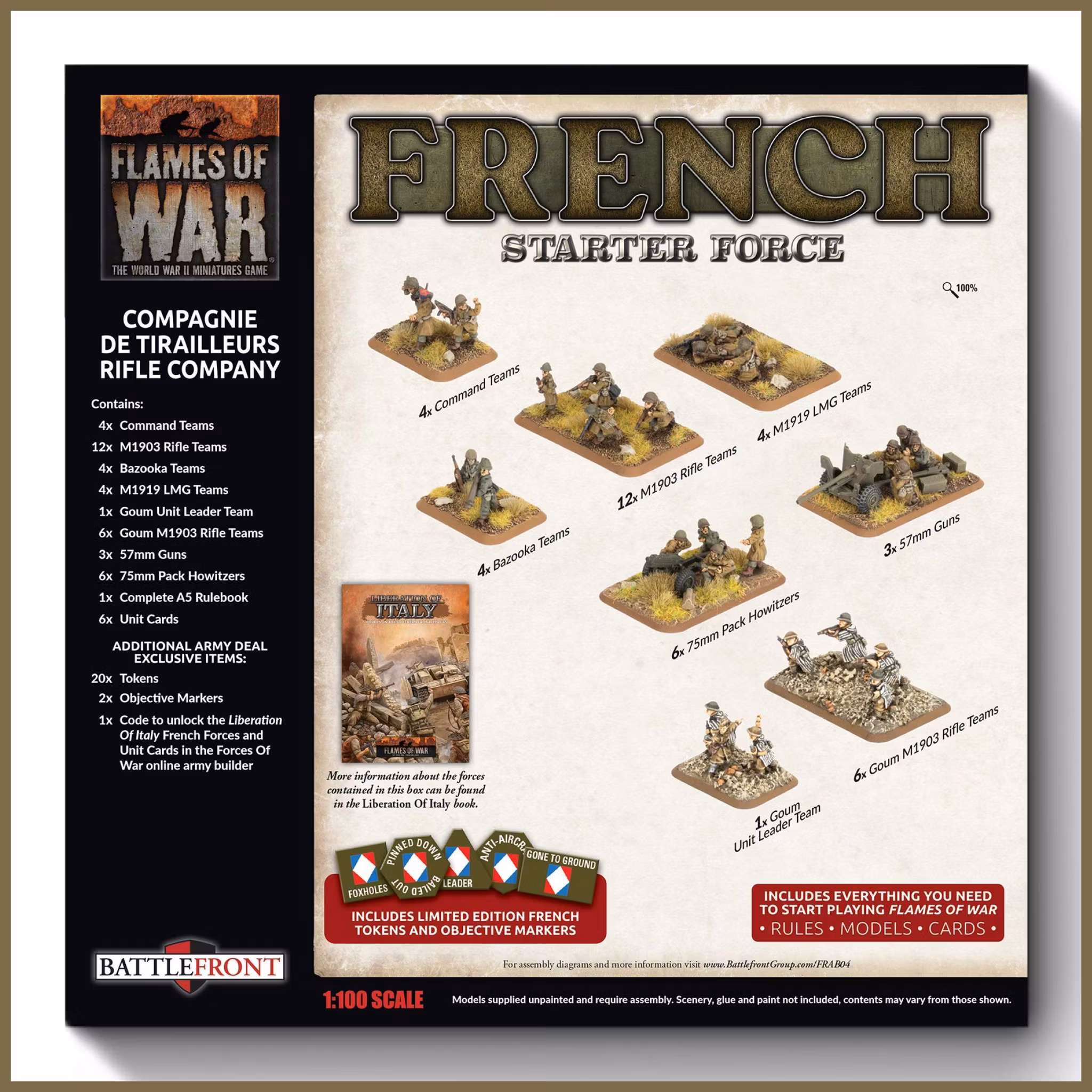 French Army Deal - Compagnie De Tirailleurs Rifle Company - FRAB04