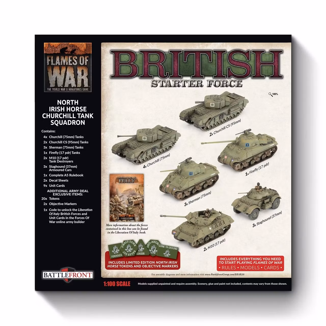 British Army Deal - North Irish Horse Churchill Tank Squadron - BRAB20