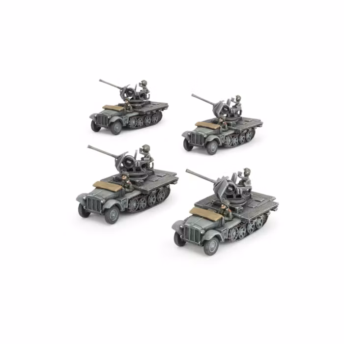Sd Kfz 10/4 (2cm) Light AA Platoon (x4) - GBX211