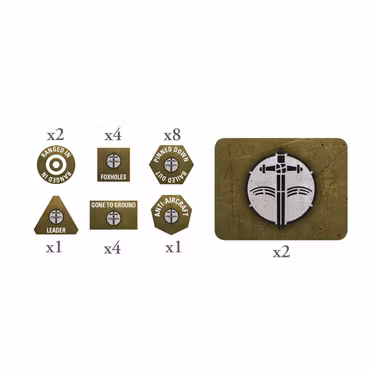 653. Schwere Panzerjagerabteilung Tokens & Objectives - GSO919