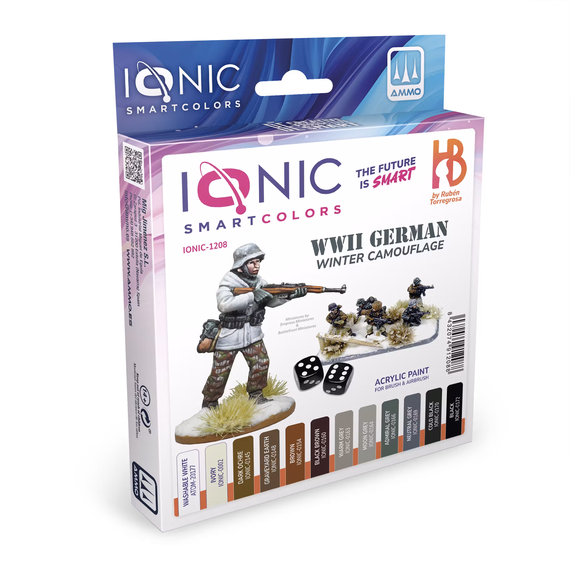 IONIC WWII German Winter camouflage Set (12x20 ml)