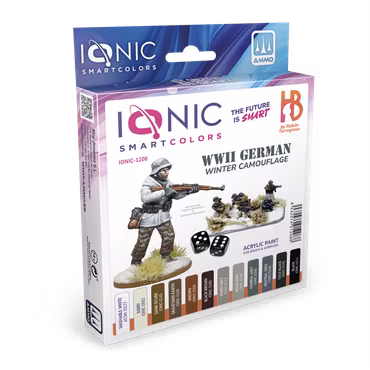 IONIC WWII German Winter camouflage Set (12x20 ml) - IONIC-1208