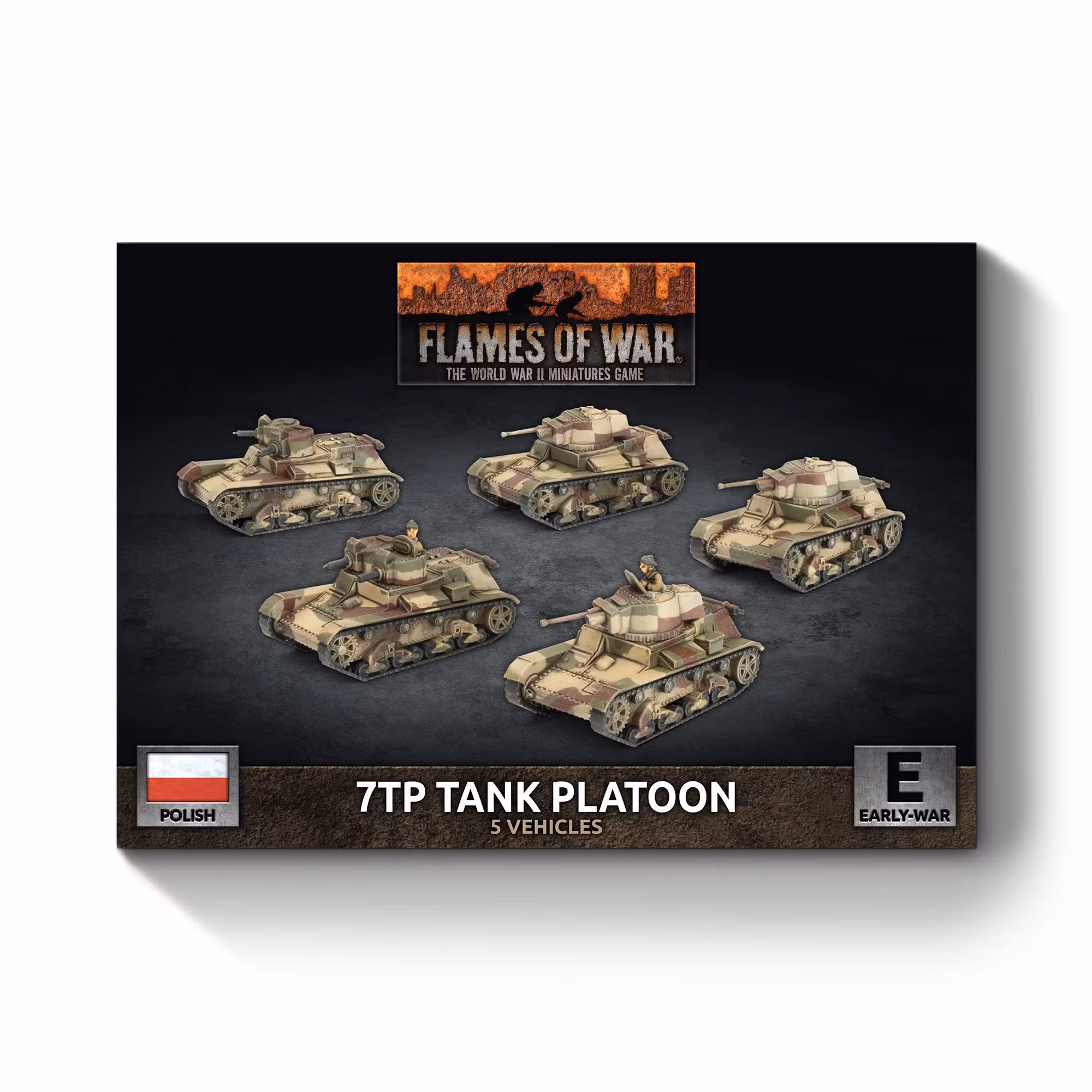 7TP Tank Platoon (x5 plastic) - PBX11