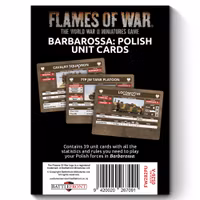 Barbarossa Polish Unit Cards (x39) - Limited Edition - FW282PU