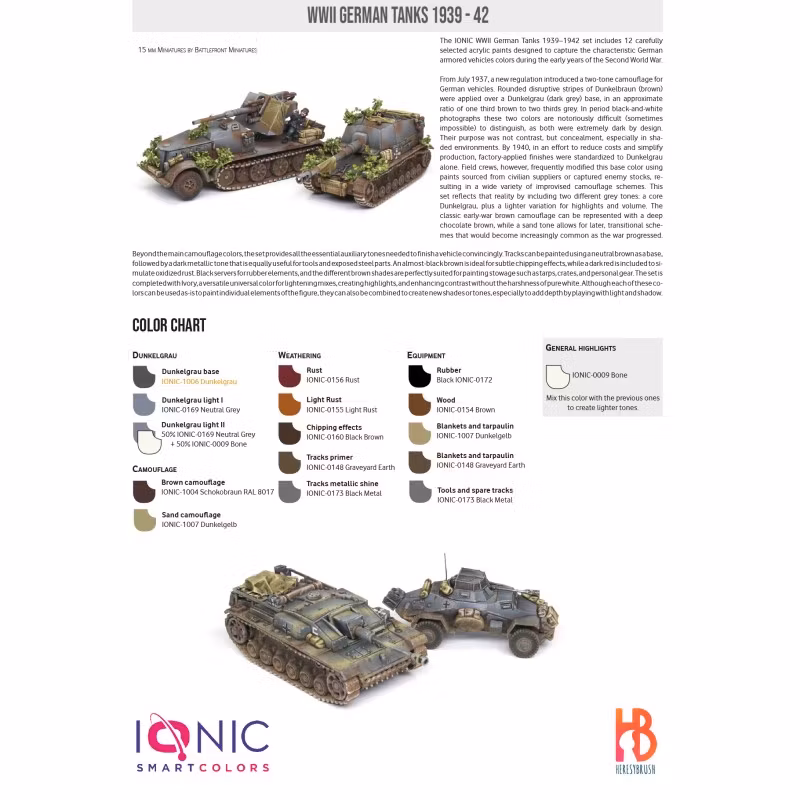 WWII German Tanks 1939 -1942 - IONIC-1213