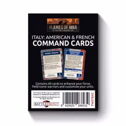 Liberation Of Italy: American And French Command Card Pack - FW278AC