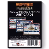 Liberation Of Italy: American And French Unit Card Pack - FW278AU