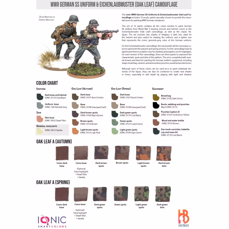 Waffen SS Uniforms & Eichenlaubmuster (Oak Leaf) Camouflage - IONIC-1200