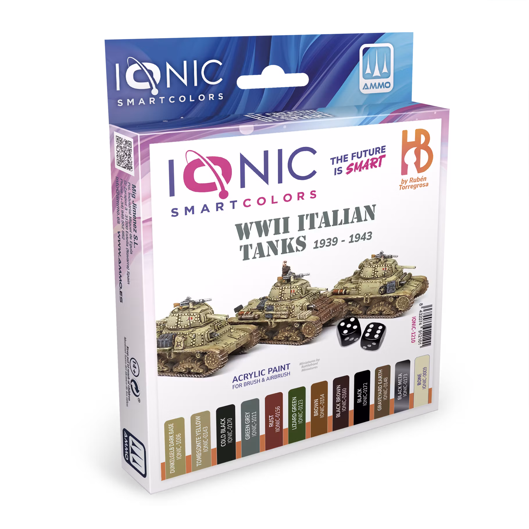 WWII Italian Tanks 1939 - 1943 - IONIC-1210