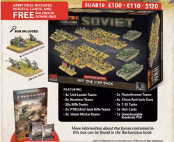 Not One Step Back: Soviet Winter Rifle Battalion -Limited Edition Army Deal - SUAB19