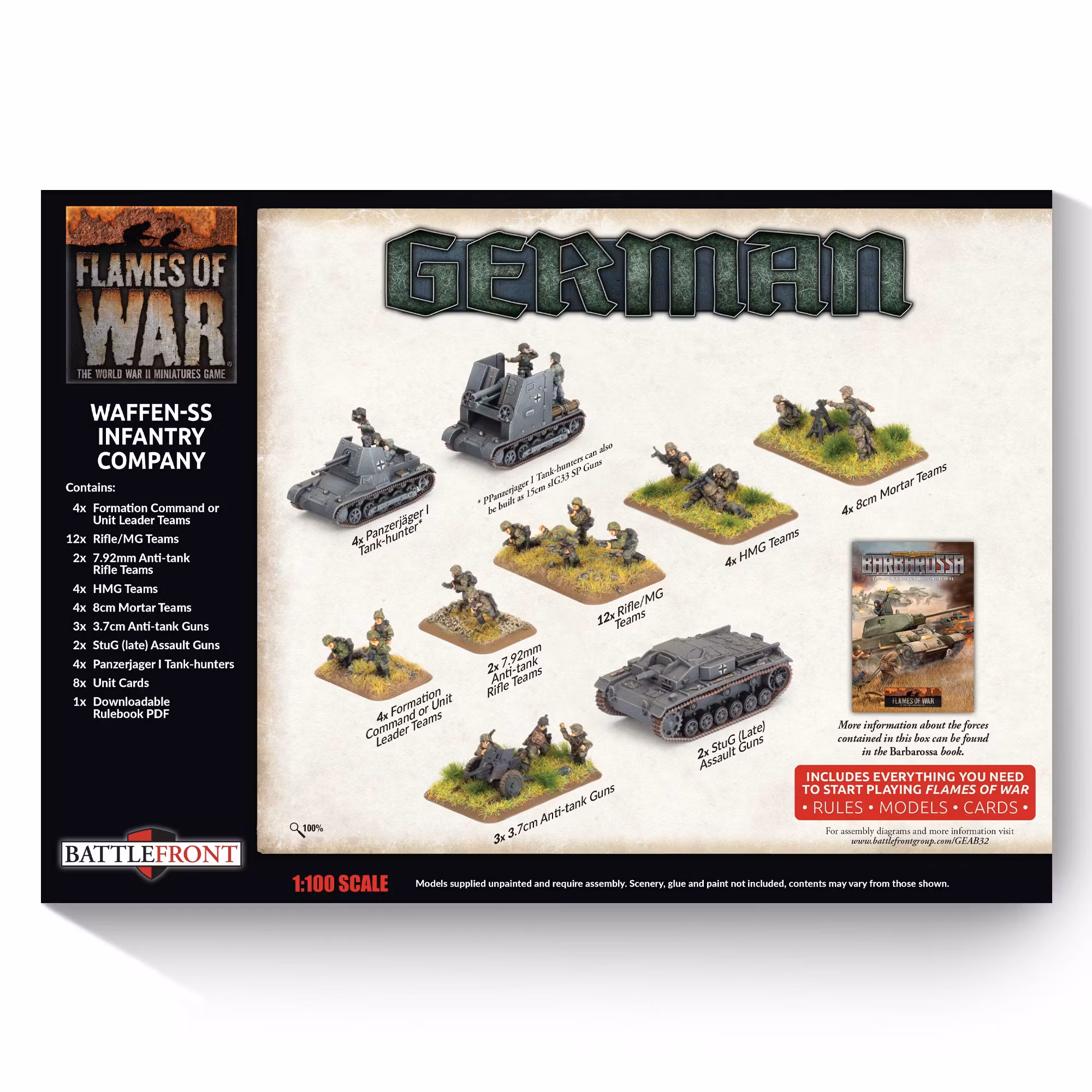 Waffen-SS Infantry company -Limited Edition Army Deal - GEAB32
