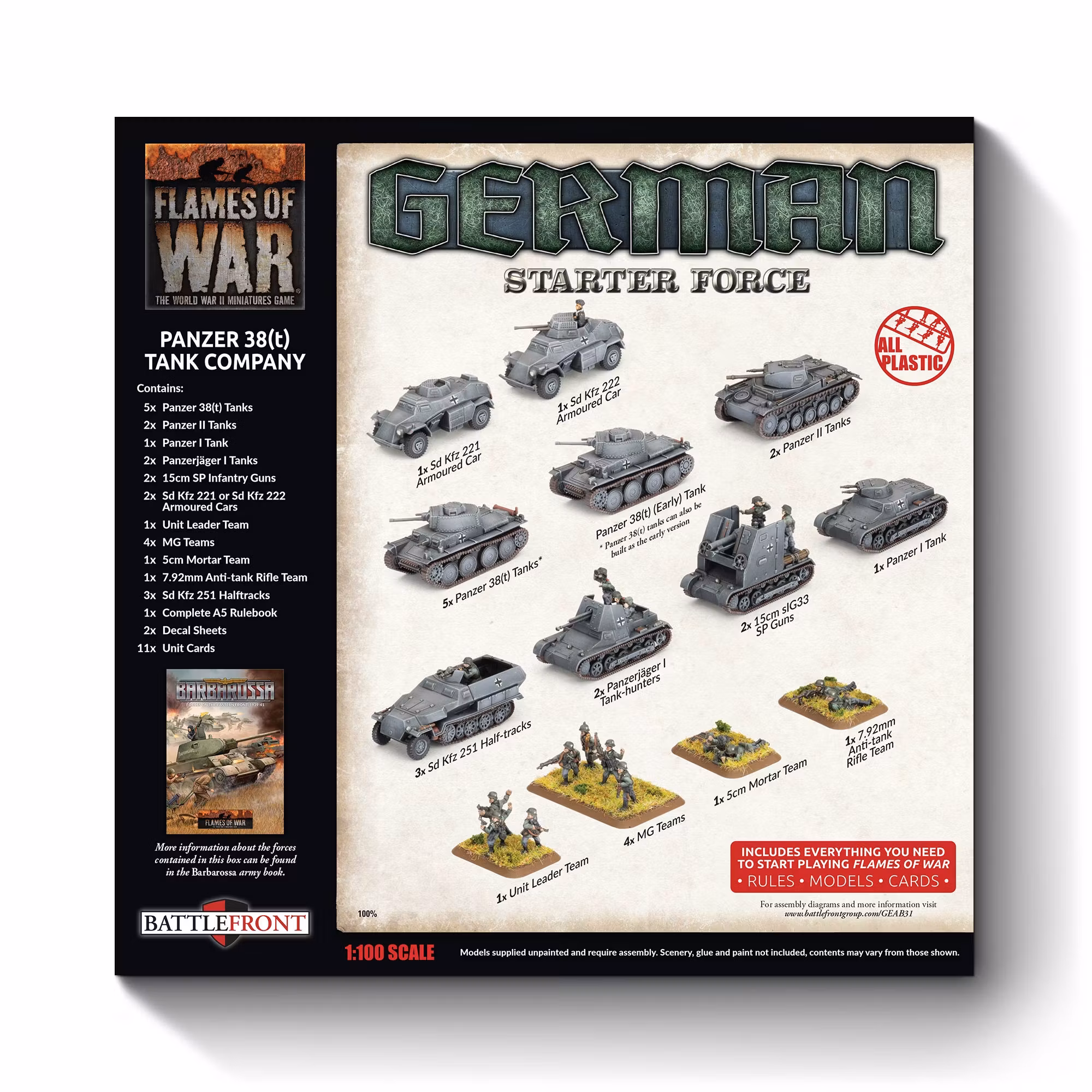 German 38(t) Tank Company Starter Force - GEAB31