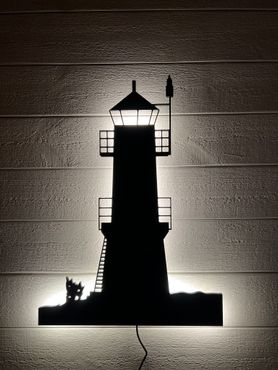 Vägglampa Gåsfetens fyr