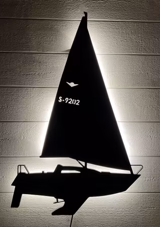 Vägglampa Segelbåt Dixie 27