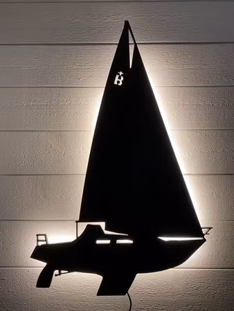 Vägglampa Segelbåt Albin Ballad