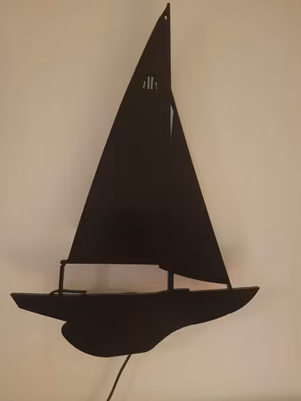 Vägglampa Segelbåt BB11