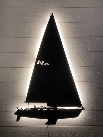 Vägglampa Segelbåt Najad 511
