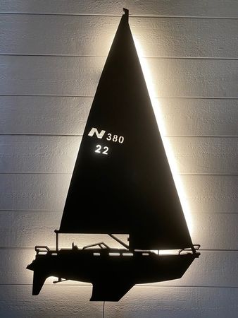 Vägglampa Segelbåt NAJAD 380