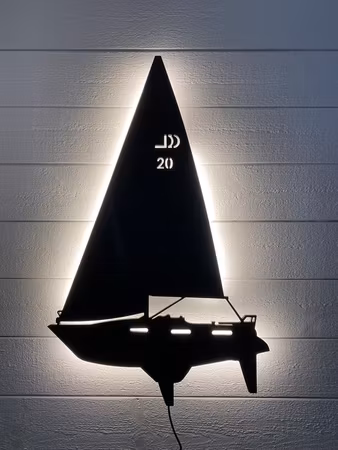 Vägglampa Segelbåt Windex 92