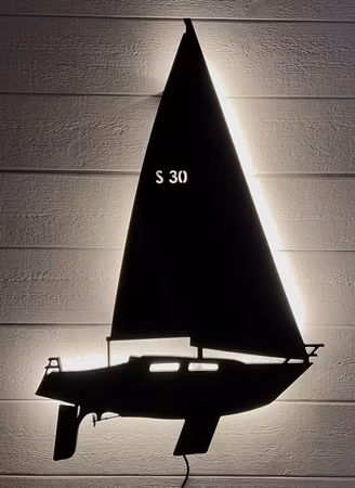 Vägglampa Segelbåt S-30 Joker