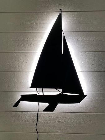 Vägglampa Segelbåt 606