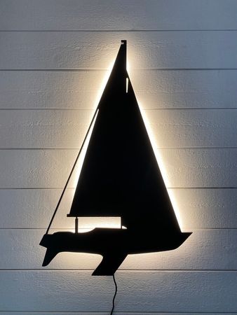 Vägglampa Segelbåt 806