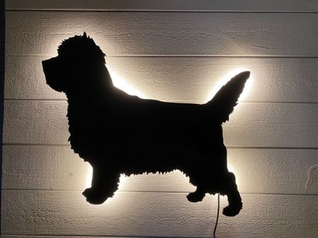 Vägglampa Cairnterrier
