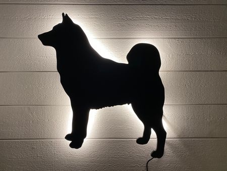 Vägglampa Gråhund