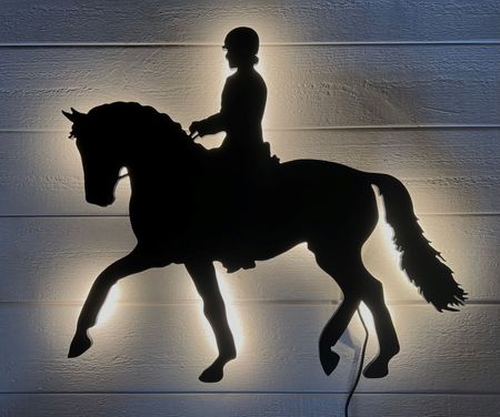 Vägglampa Häst Dressyr