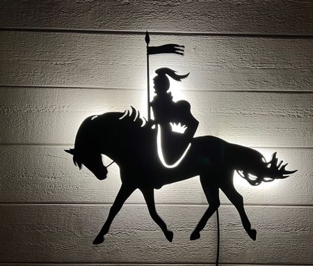Vägglampa Riddare
