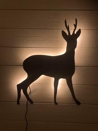 Vägglampa Råbock