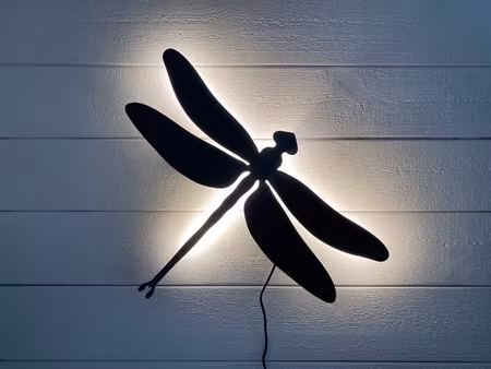Vägglampa Trollslända