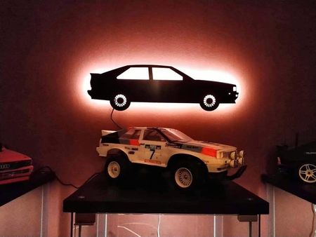 Vägglampa Bil Audi 80 Quattro