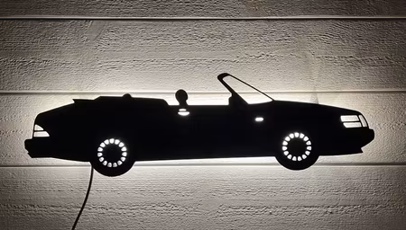 Vägglampa Bil SAAB 900 CAB