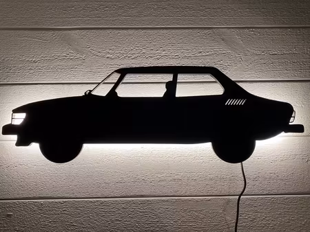 Vägglampa Bil SAAB 99 Turbo