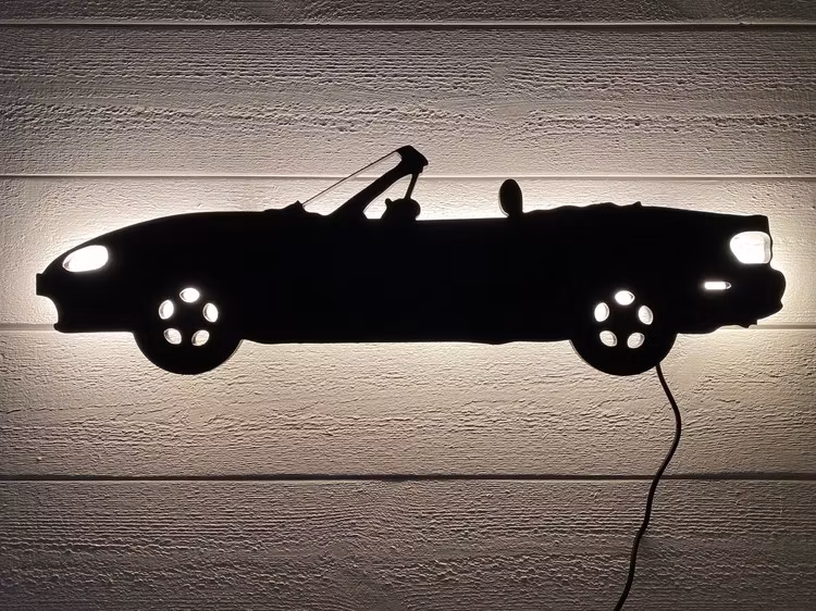Vägglampa Bil Mazda Miata NB