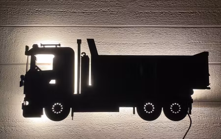 Vägglampa Lastbil med flak