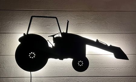 Vägglampa Traktor MF35 med frontlastare