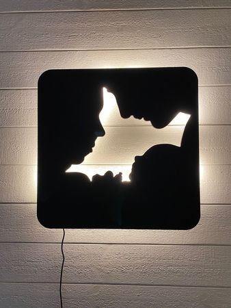Vägglampa Lilla familjen