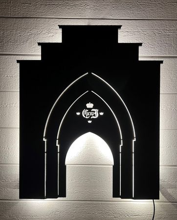 Vägglampa Götiska valvet, Karlsborgs fästning