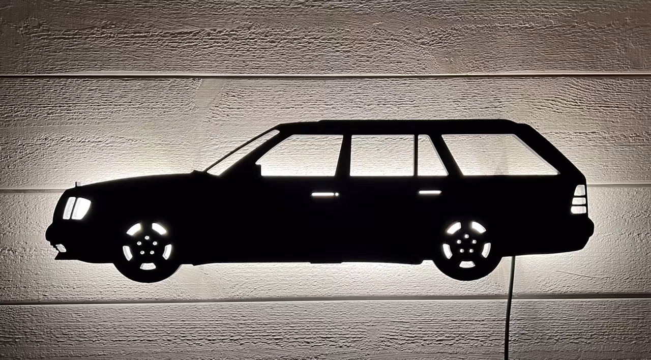 Vägglampa Bil Mercedes kombi W124