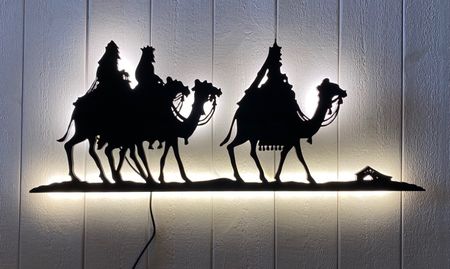 Vägglampa Vise männen